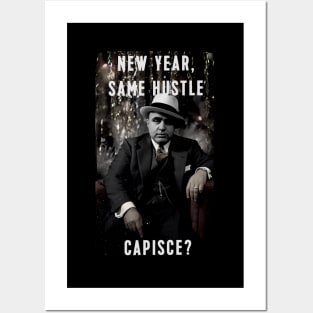 Al Capone wishing Happy New Year Posters and Art